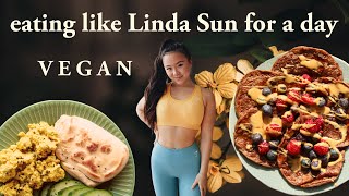 eating like Linda Sun for a day | but vegan