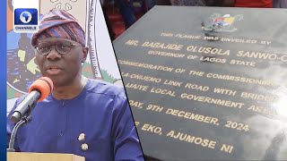 Gov Sanwo-Olu Commissions Roads, Bridges In Alapere, Ifako-Ijaiye \u0026 Ikoyi