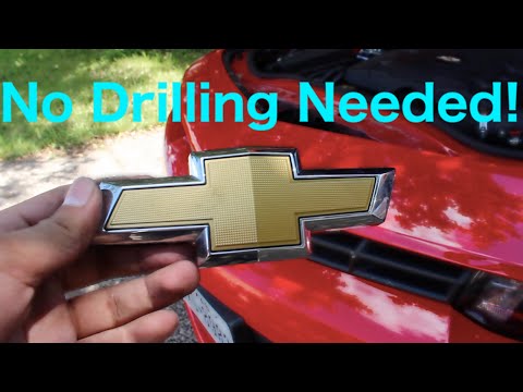Remove Front Bowtie 2014-2015 Camaro (No Drilling Needed!) Remove Front Bowtie 2014-2015 Camaro (No Drilling Needed!)