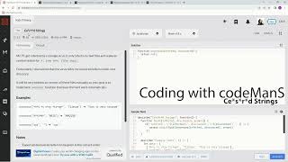 Codewars 7 kyu Ce*s*r*d Strings Javascript