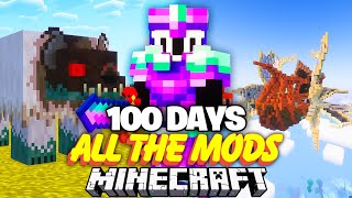 I Survived 200 Days with ALL THE MODS in Minecraft! [FULL MOVIE]