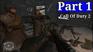 Call of Duty 2 Gameplay Walkthrough Part 1 - Russian Campaign - The Winter War-sdilnayan Dotcom