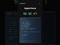 Digital Clock using JavaScript ⏰