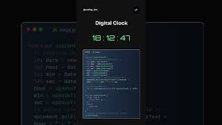 Digital Clock using JavaScript ⏰