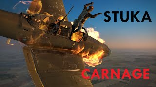 IL-2 STUKA Crashes and CARNAGE. IL-2 Sturmovik Great Battles.