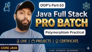 Master OOPs in Java Part-10🚀 | Polymorphism Practical Code | CoreJava Day-27