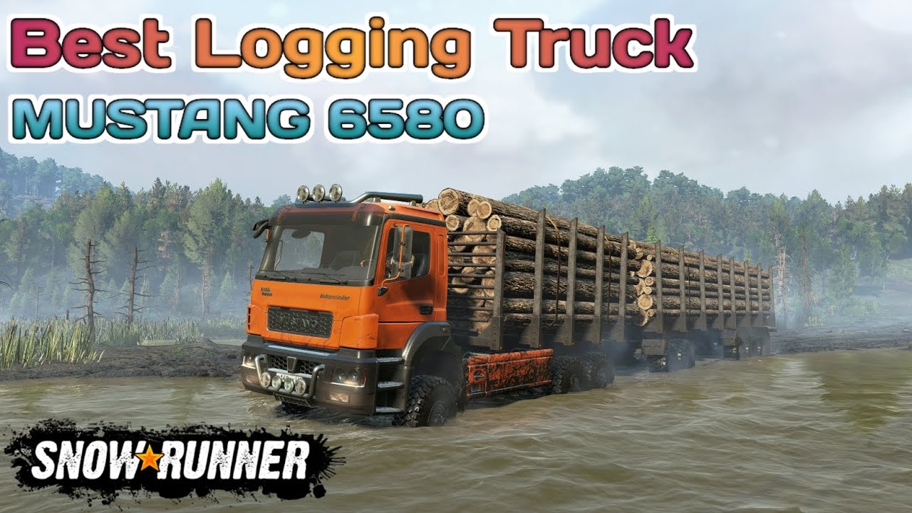 Best Logging Truck MUSTANG 6580 In SnowRunner Season 11 @TIKUS19 - YouTube