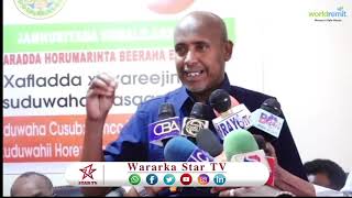 Magaalada Borama ayaa Waxa kadhacday Xil Wareejinta iskuduwha cusub ee Wasaarada Beeraha