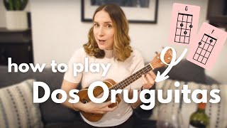 🦋  How to Play Dos Oruguitas from Encanto | Simple Ukulele Tutorial | Chords + Lyrics