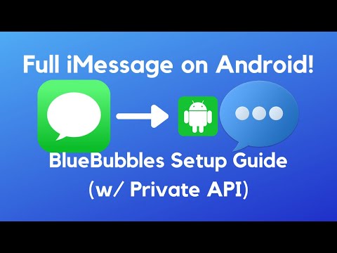 The Ultimate BlueBubbles Guide (Reactions All iMessage Features on Android, Private API)