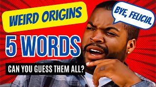 Weird Origins of 5 English Words #WordOrigins #LanguageOrigins #History