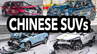 Chinese SUV Crash Test – Really Safe?? (Nio ES8, Aiways U5, Lynk&Co 01, MG HS)