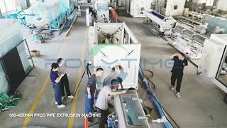 POLYTIME - 160-450mm PVCO Pipe Extrusion Machine