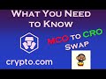 Crypto.com updates - What you need to know about the MCO to CRO swap