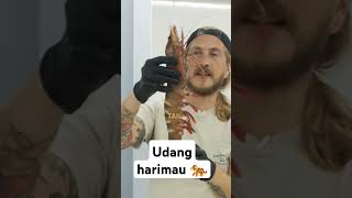 ini udang harimau terbesar yang pernah saya lihat #lobster #tigerprawns #shrimp #fishmonger