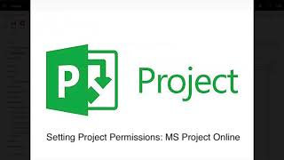 Setting Project Permissions: MS Project Online