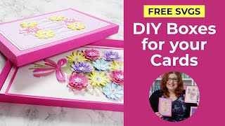 Free SVGs ✂️ How to Make Boxes for your Handmade Greetings Cards