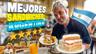 PROBANDO SÁNDWICHES de MIGA 🥪 Y FACTURAS POR PRIMERA VEZ 🇦🇷 *LA MEJOR CAFETERÍA de BUENOS AIRES*