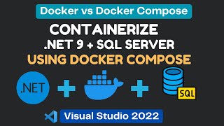 Docker Compose | Containerize .NET Core 9 Web API with SQL Server | Step by Step Tutorial