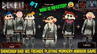 Shinchan and his freinds plays sasta deceit 😂 | who is infected? 😰 | mimicry horror game | #1