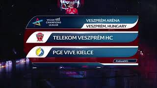 Telekom Veszprem vs Vive Kielce ● Full Game Highlights ● VELUX EHF Champions League 2019