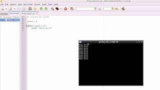 Raspberry Pi Tutorial 3 - Hello World, Geany and Python