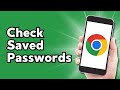 How to Check Saved Passwords on Google Chrome in iPhone