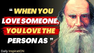 21 Best "Leo Tolstoy" Quotes You Have To Listen Before You Die | Motivational Quotes 🔥