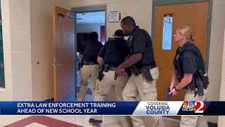 Volusia County law enforcement training in school safety procedures, security