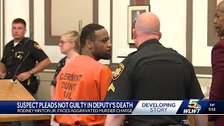 Man charged in death of Hamilton County deputy enters not guilty plea