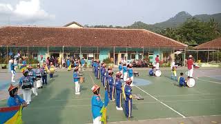 konser HUT Ke 42 Drumband SMPN 1 Karangsambung lagu tanah air, goyang dumang dan selamat ulang tahun