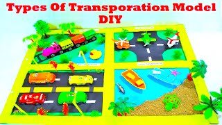 types of transport model for school project (land,air,water and train) | craftpiller  | still model