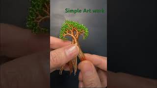 Create a beautiful 🌲 tree #miniature #diy #toys #trees