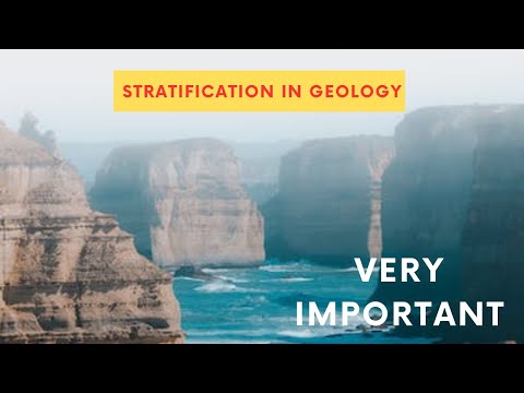 What is the stratification in geology?