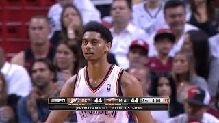 2014.01.29 - Jeremy Lamb Full Highlights at Heat - 15 Pts