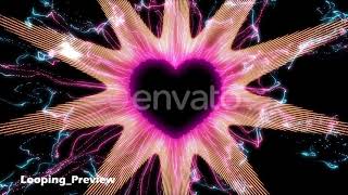 Valentine Heart Beat VJ Background Looping 4K Royalty Free After Effects Video Templates m3m music