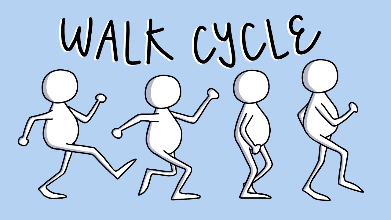 Walk Cycle Flipaclip Tutorial 2018 Youtube
