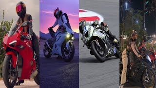 Part–9 Attitude Rider Heavy Status❌Super Bike Rider⭕Ninja H2🔥ninjazx10r 🖤 BMW s1000rr🔥