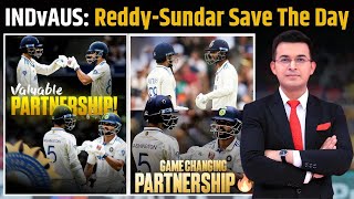 IND vs AUS: From 221/7 to 348/8, Nitish Reddy \u0026 Sundar save the day for Team India!