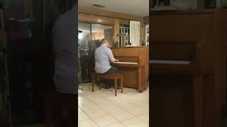 Stephen Plays - Moonlight Sonata 2nd movement at friend's house