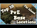 TOP 10 PvE Base Locations - The Island - Ark: Survival Evolved