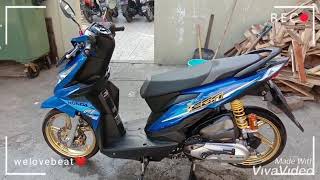 56 Gambar modifikasi motor beat ban besar Terbaru