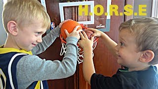 Mini Basketball Trick Shot H.O.R.S.E | Colin Amazing