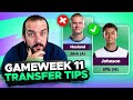 Sell Haaland? 🤔 | FPL TRANSFER TIPS | GAMEWEEK 11 | Fantasy Premier League Tips 2024/25