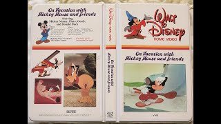 On Vacation with Mickey Mouse and Friends VHS Opening (Disney) 1983 60FPS