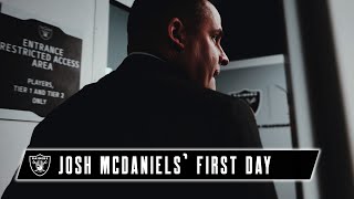 Behind the Scenes of Josh McDaniels’ First Day as Head Coach of the Raiders | NF