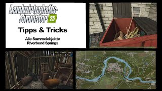 LS25 Tipps & Tricks | Alle Sammelobjekte auf der Riverbend Springs | LS25/FS25