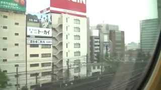 【東海道新幹線N700系】こだま668号左側車窓 名古屋～三河安城 29 April 2014