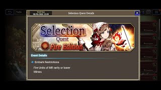 [FFBE WOTV] Fire Selection Quest 13 - All Mission Clear