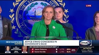 Joyce Craig concedes New Hampshire governor's race